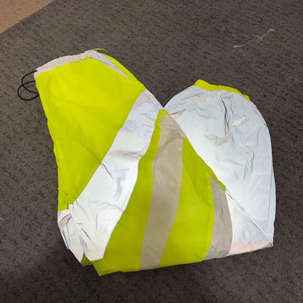 Neon cargo pants